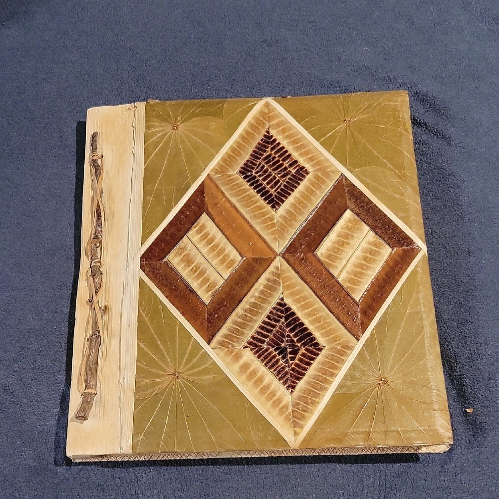 Handmade Banana Leaf Large Photo Album Scrapbook